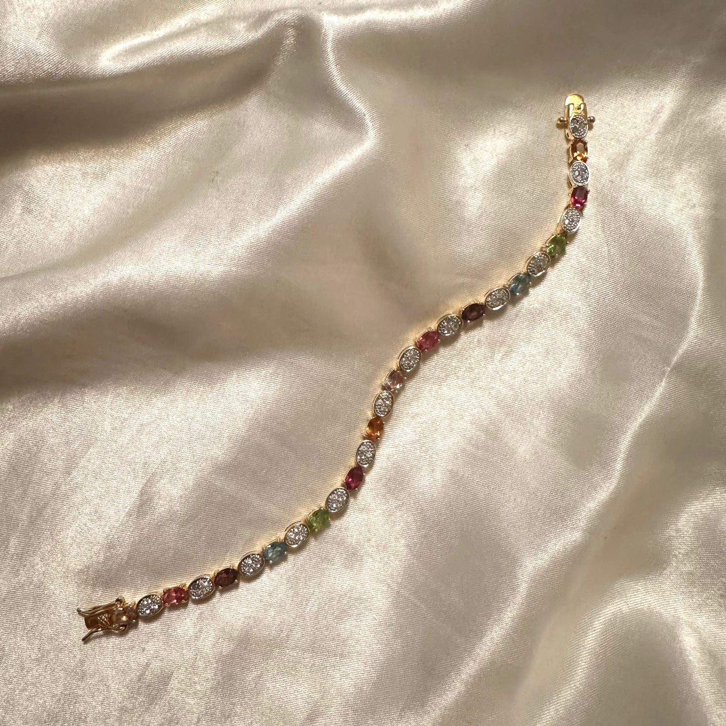 ❤️🔥 Joan Rivers MultiColored Rhinestone Bracelet