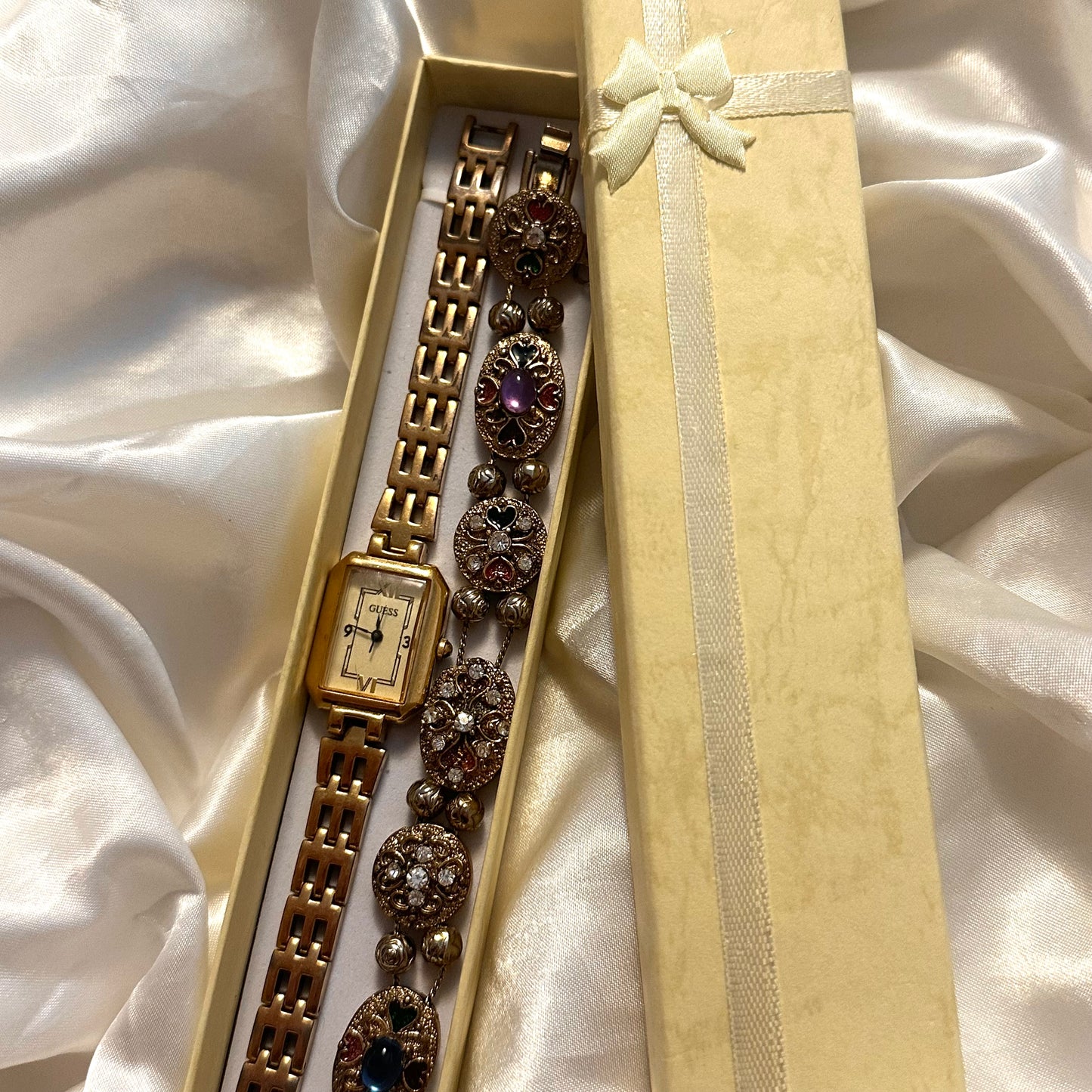 💛 Gold Rectangular Face Charm Bundle