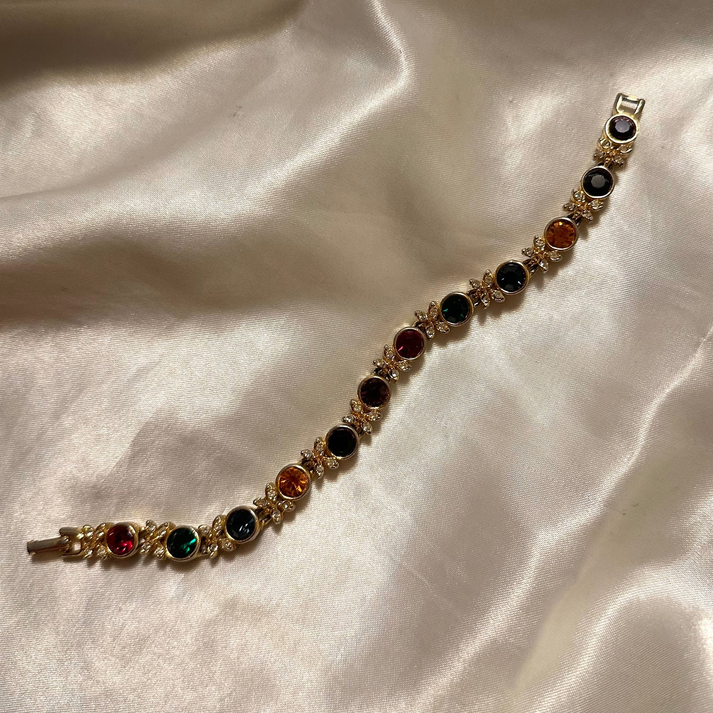 ❤️🔥 Joan Rivers Multicolored Rhinestone Bracelet