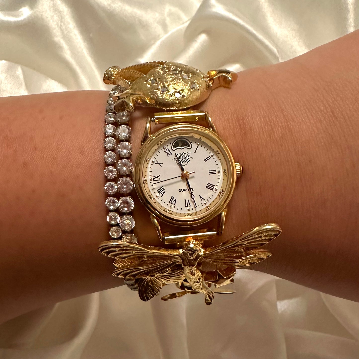 ⭐️⚜️🧚🏻♀️Rare 80’s Designer Kirks Folly Fairy Watch