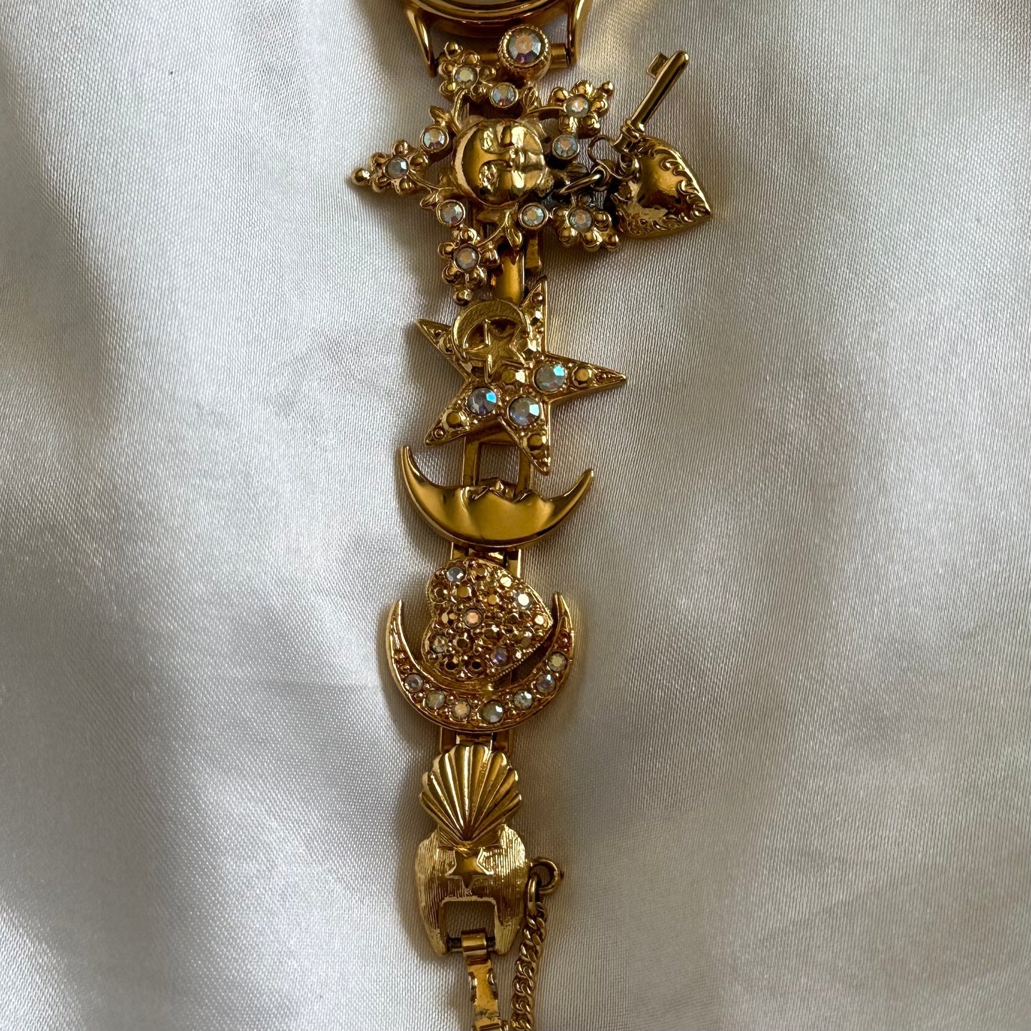 💛Vintage 80’s Kirks Folly Gold Watch