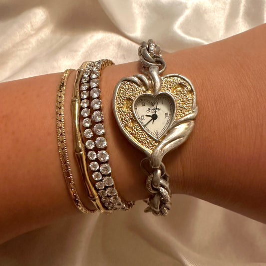 🩶✨ Silver Heart Face