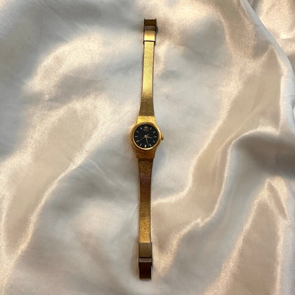 💛 Classic Dainty Gold Round Face